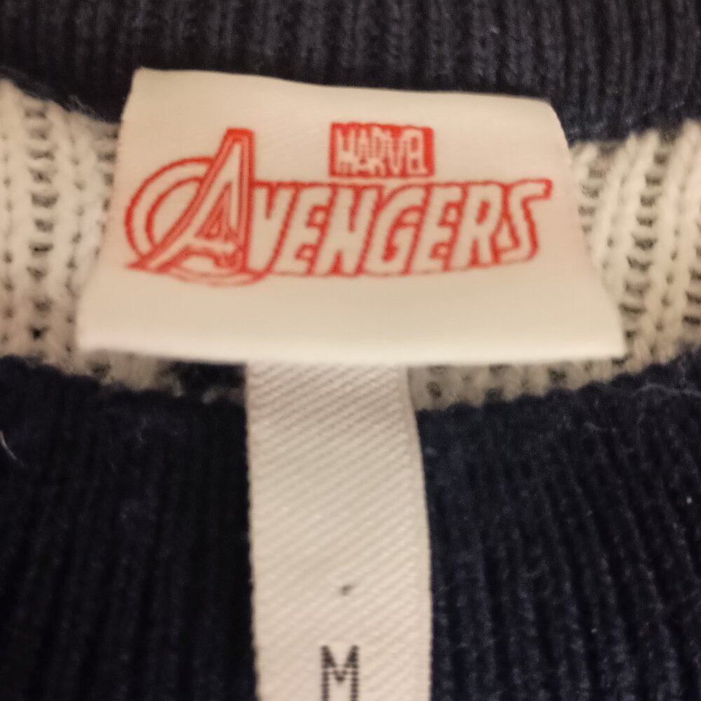 Marvel Avengers Captain America Sweater Men’s Size Medium Excellent EUC - Picture 8 of 16